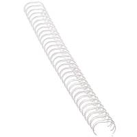 Spiralrygge Fellowes 3:1 wire 14mm hvid A4 34 ringe 100stk/pk