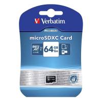 Micro SD card Verbatim 64GB XC 44014 PRO Class 10