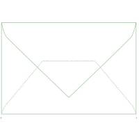 Kortkonvolut hvid 78x115mm 80g 13213 500stk/pak