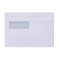 Kuverter m/rude hvid 155x220mm M5 90g Mailman 13458 DS 500stk/pak
