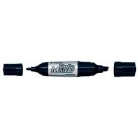 Marker TWIN Pilot BG sort 2 spidsbredder
