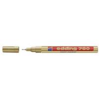 Paint marker Edding 780 guld 0,8mm metalindfattet spids