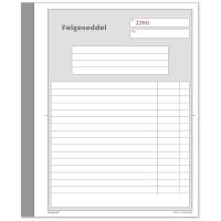 Følgeseddelbog 2x50bl 148x200mm 92 2203 50