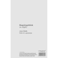 Regningsblok m/afgift 100bl 126x200mm 92 2202 20
