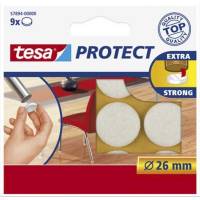 Filtpuder tesa hvide Ø26mm 9stk/pak