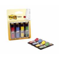 Post-it indexfaner smalle 12,5x43mm 4x35stk/pk dispenser