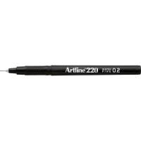 Fineliner Artline EK220 0,2mm sort