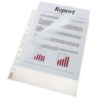 Plastlomme Esselte A4 0,115mm åben top/ven. præg 10stk/pak