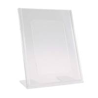 Brochuredisplay bnt klar A6 L-form t/bord 105x148mm