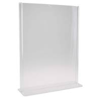 Brochuredisplay bnt klar A4 T-form t/bord 297x210mm