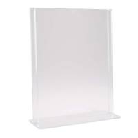 Brochuredisplay bnt klar A6 T-form t/bord 148x105mm