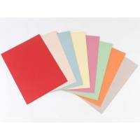 Kartonmappe m/1 klap A4 250g 315x230mm blå nr. 103
