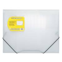 Plastmappe bnt Docusmart A4 klar m/3 klapper