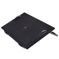 Fodstøtte Twin Ergonomic sort/krom 3121