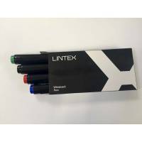 Whiteboardmarker Lintex 4stk/sæt rød/blå/grøn/sort