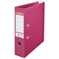 Brevordner PP Esselte No.1 A4 75mm fuchsia