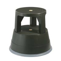 Elefantfod plast bnt/Office sort højde 390mm