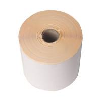 Termoetiket u/tryk hvid TOP 60x80mm perm. kl&aelig;b 1000stk/rul