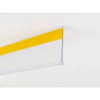 Hyldeforkant klar 39x885mm m/tape