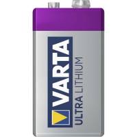 Batteri Varta Ultra Lithium 9V 1stk/pak blister