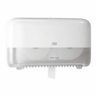 Tork T7 twin dispenser toiletpapir hvid