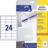 Universaletiket Avery 64,6x33,8mm 240stk/pak