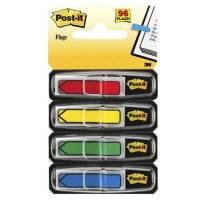 Post-it index pile 12,5x43mm 4 neonfarver 4x24stk/pak