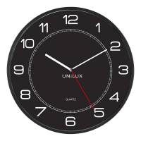 Vægur Unilux MEGA sort Ø60cm