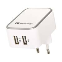 Adapter Sandberg AC charger dual USB EU