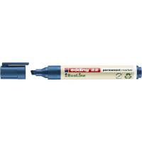 Marker edding 22 EcoLine blå permanent 1-5mm skrå spids