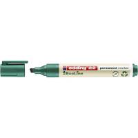 Marker edding 22 EcoLine grøn permanent 1-5mm skrå spids