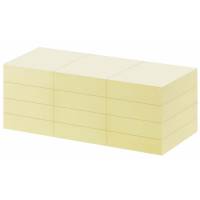 Notes Q-line Stick'N gul 38x50mm 100blade 12stk/pak