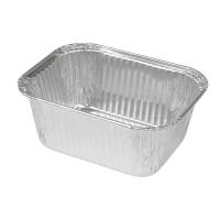 Aluminiumsbakke 250ml m/rullekant 110stk/pak