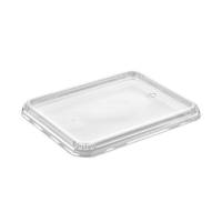 Låg til plastbakker 2227 flat 372stk/kar klar A-pet