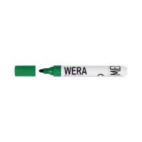 Marker WERA grøn permanent rund spids 2mm