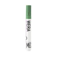 Marker WERA grøn permanent kantet spids 1-4mm