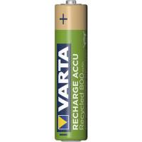 Batteri Varta Recharge AAA Recycled 800mAh 4stk/pak blister