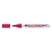Paint marker edding 8750 r&oslash;d 2-4mm rund spids