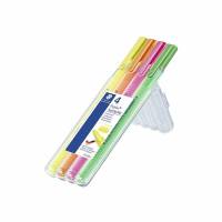 Tekstmarker STAEDTLER 362 Triplus 1-4mm assorteret 4stk/sæt