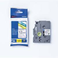 Labeltape Brother TZe-MQE31 12mmx4m sort/pastel pink