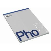 Standardblok A4 kvadreret 60g stub m/perf. u/huller