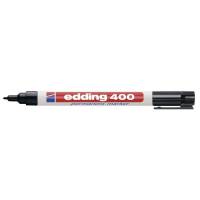 Marker Edding 400-01 permanent sort 1mm rund spids