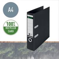 Brevordner Leitz Recycle 180° A4 80mm sort