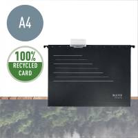 Hængemapper Leitz Recycle A4 sort 10stk/pak