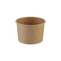 Delicup karton ubleget brun/brun 3 oz 120/140ml 50stk/pak