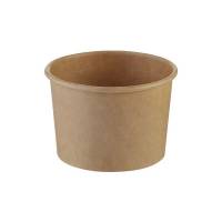 Delicup karton ubleget brun/brun 5 oz/150ml 50stk/pak