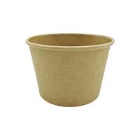 Delicup karton ubleget brun/brun 8 oz/240ml 50stk/pak