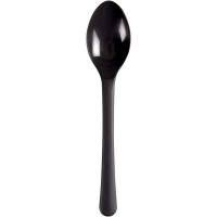 Ske plastik flergangs 18,5cm PP koksgrå 50stk/pak