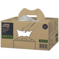 Aftørringsklud Tork Kraftig W7 Handy Box hvid 41,5x35,5cm 180ark/kar