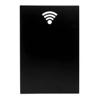 Vægtavle Securit Silhouet Wi-Fi sort